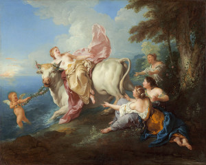 Jean François de Troy (French, 1679 - 1752 ), The Abduction of Europa, 1716, oil on canvas, Chester Dale Fund. National Gallery of Art, Washington
