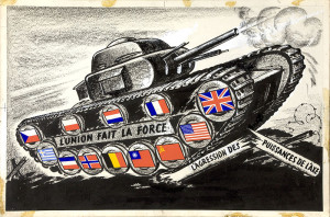 800px-INF3-314_Unity_of_Strength_Tank_with_allied_flags_on_track_driving_wheels
