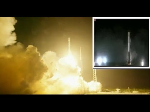 Space X lands it