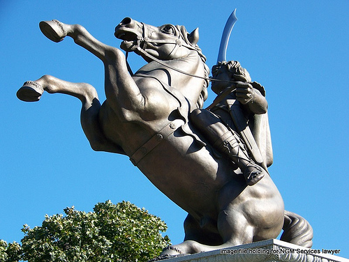 Alexander the Great on his Steed by Art of Nature - Life in Living Colour Alexander the great photo