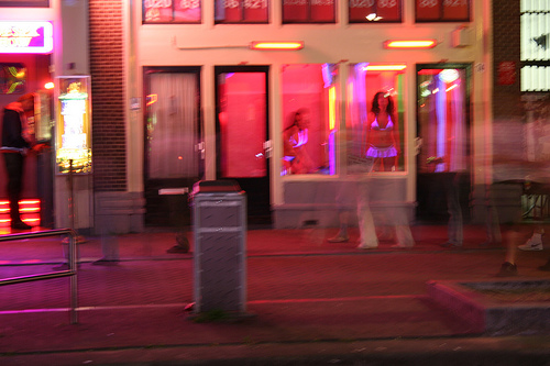 Red light district photo