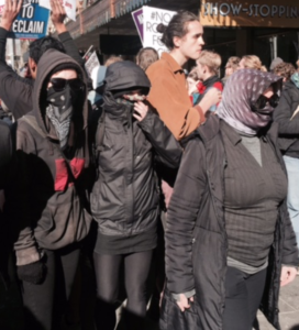 Far-left protestors, Melbourne, 2015.