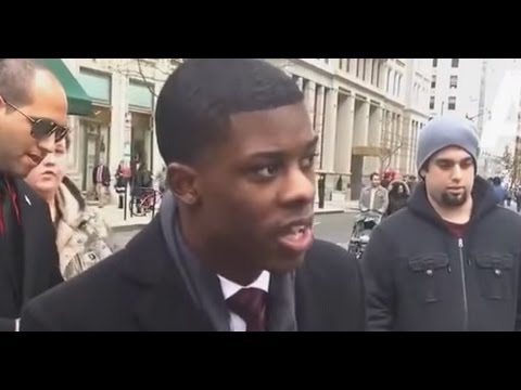 Straight to the point – Based black man destroys dopey white feminist BLM supporter