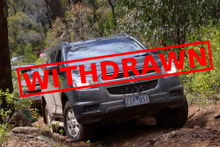 Holden: “Men will not be permitted to go off the reservation” – Axes 4WD range