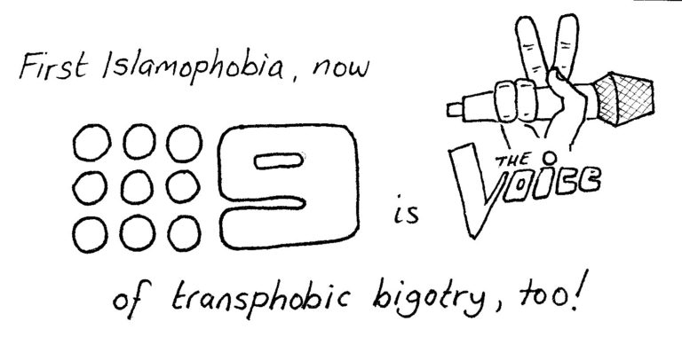 You’re the voice of transphobic bigotry Channel 9, try and understand it