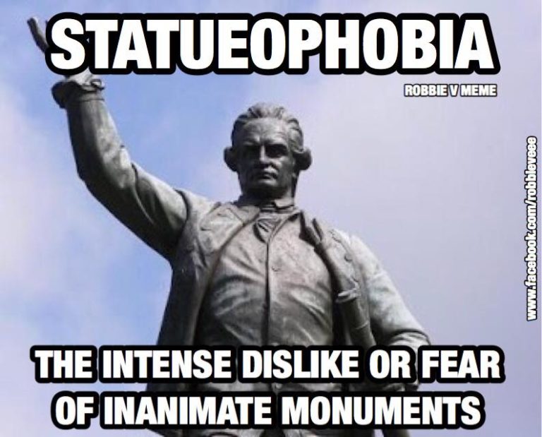 Quote of the Day: Statueophobia