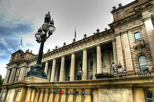 Victorian parliament house photo