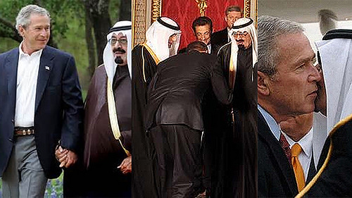 Bush Saudi puppet Bush Saudi puppet