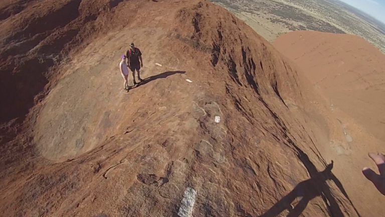 The view from Ayers Rock