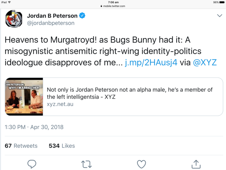 The exposure of the real Jordan Peterson