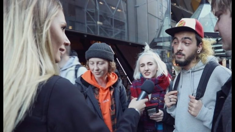 Lauren Southern wears skirt in Melbourne winter