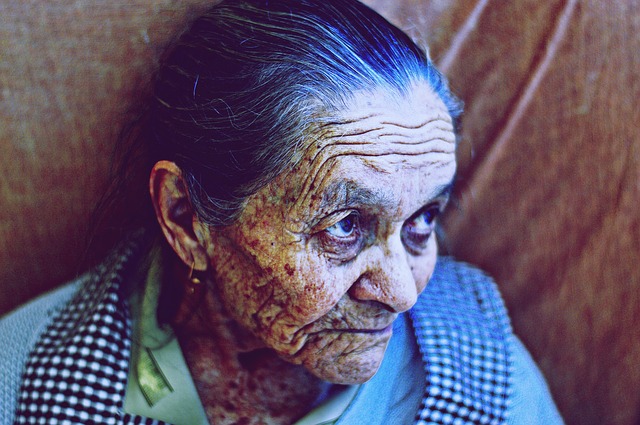Elderly wrinkle photo