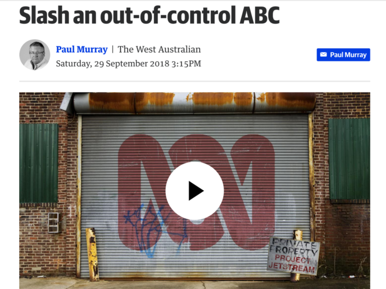 Quote of the Day: Slash the ABC