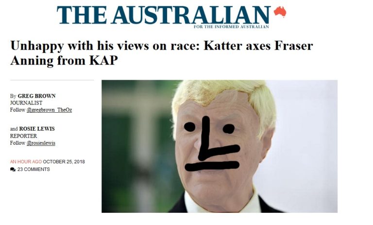 Katter Cucks on Anning