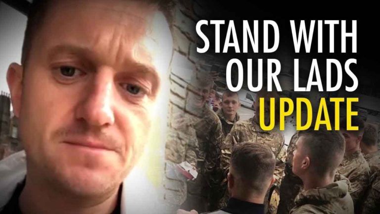 Tommy Robinson’s Stand With Our Lads Petition has over 100,000 signatures:  #IAmSoldierX goes viral