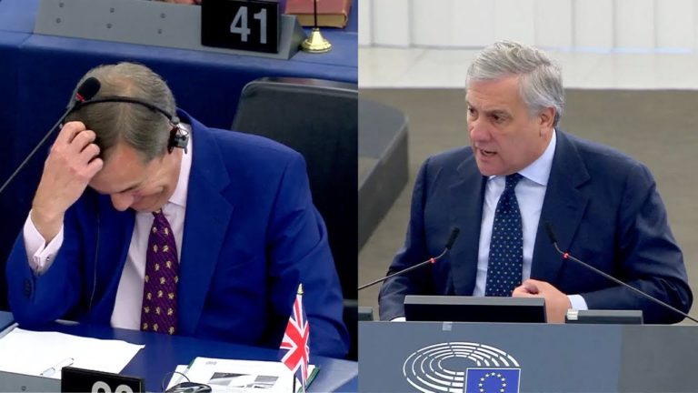 Nigel Farage gives EU apparatchik a history lesson