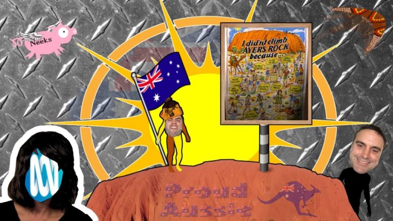 ABC Propaganda and the 1960’s Ayers Rock Tea Towel – How has Australia really changed?