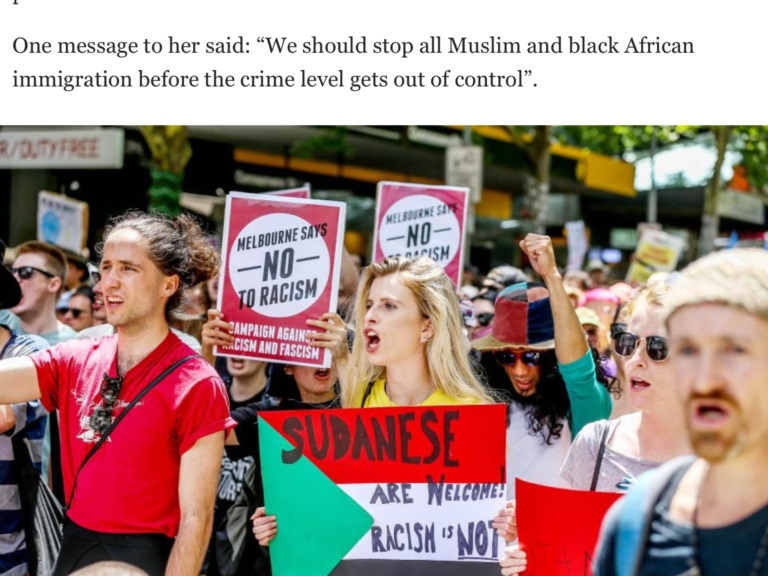 #NukeMelbourne: Idiots march FOR #AfricanGangs