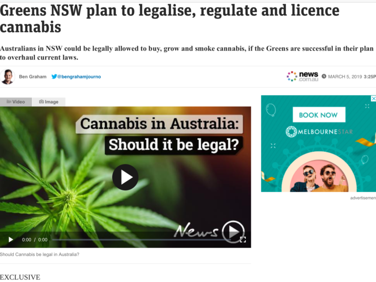 NSW Greens want to legalise cannabis to oppress stoners