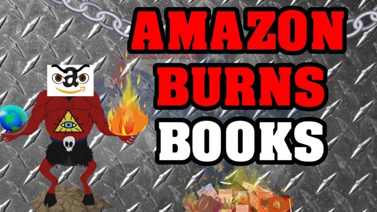 Amazon is now BURNING Books!