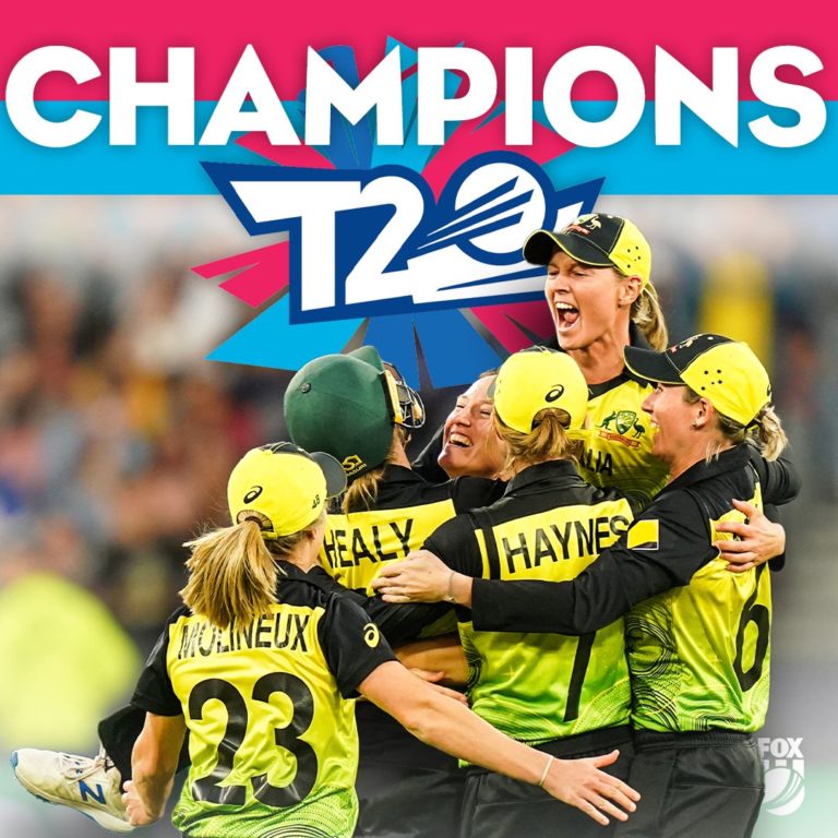 Australian Women’s Cricket Team Wins T20 Final