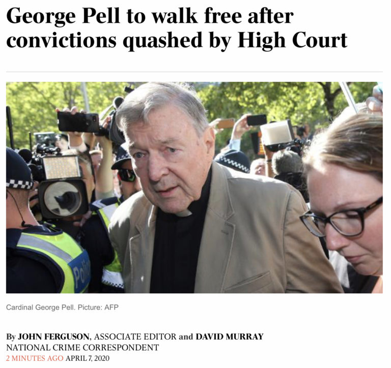 George Pell Is Free