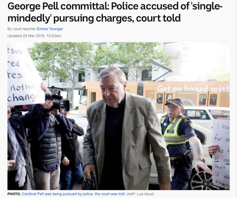 George Pell was always innocent