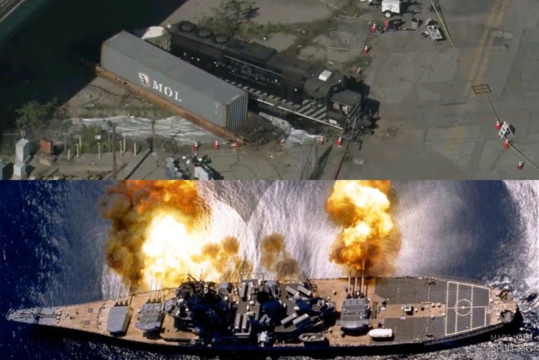 L.A. LOCA: Some guy tried to RAM a FREIGHT TRAIN into a BATTLESHIP