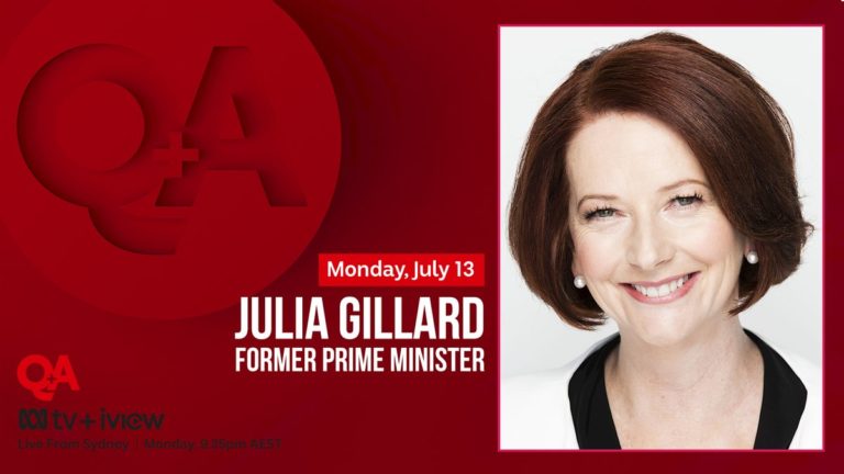 BREAKING: QandA advertise for audience using misleading photo of Julia Gillard