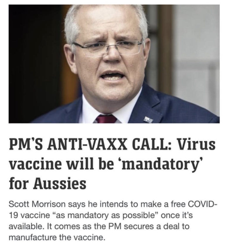 The coronavirus vaccine was always going to be mandatory