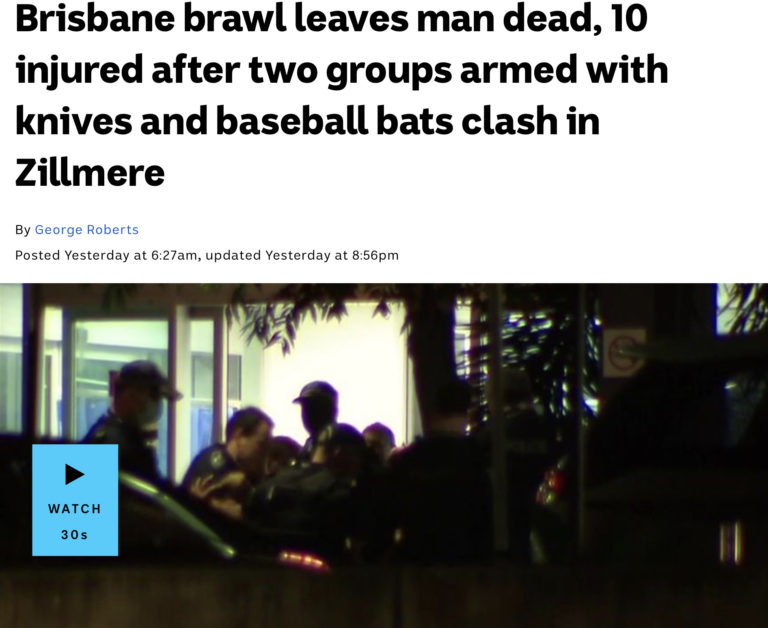 African Gangs kill each other in Brisbane but nobody cares