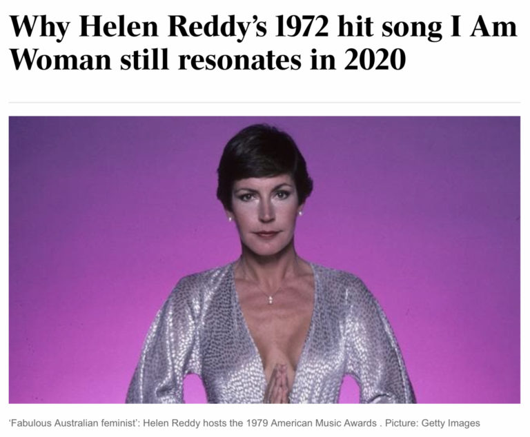 Bitch Feminist who sang that awful song is dead