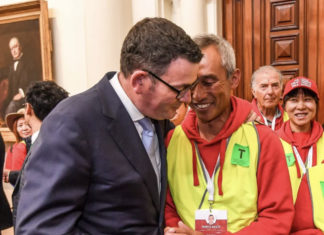 Daniel Andrews masturbates furiously during press conference announcing snap lockdown