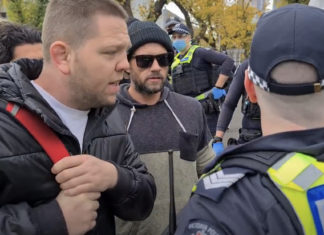 VicPol DISLOCATE shoulder of anti-lockdown campaigner Nick Patterson