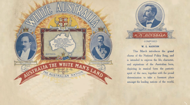 The White Australia Song