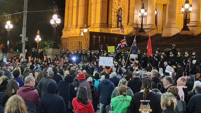 MASSIVE Anti-Lockdown Protest Hits Melbourne