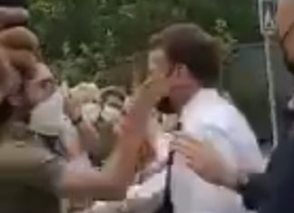 BREAKING: Frenchman slaps Frenchwoman in the face