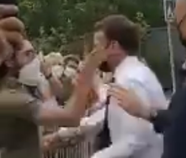 BREAKING: Frenchman slaps Frenchwoman in the face