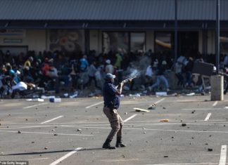 Not a good week for negroes: South Africa EXPLODES