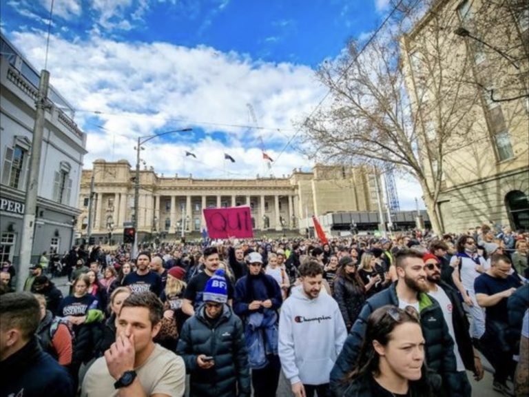 Anti-Lockdown Rallies the most significant since Reclaim Australia