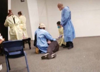 Video: Schoolboy collapses after taking COVID vax at Sydney’s Olympic Stadium