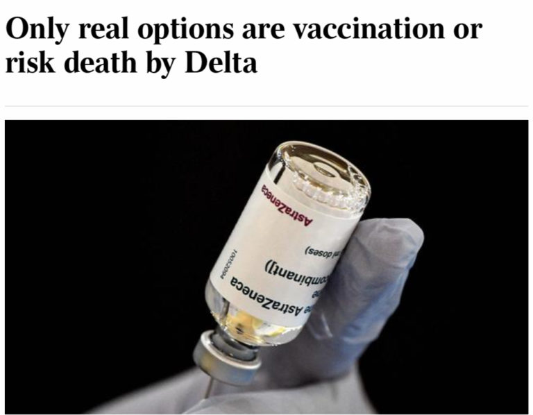 Oh noes, vaccinate now or risk death by Delta!