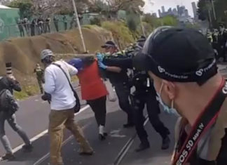 Age Journalist Pepper Sprayed by Police at Anti-Lockdown Protest