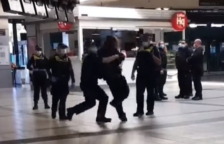 Justice in Melbourne: Policeman who committed Flinders St Station Assault SUSPENDED