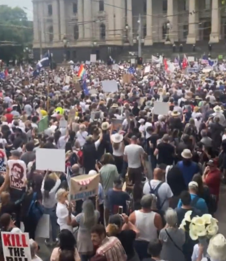 Antifa are TERRIFIED by MASSIVE numbers at Anti-Andrews Rallies