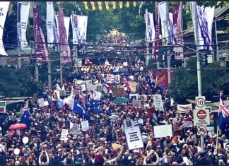 MELBOURNE AWAKENs: 40,000 Protest To Sack Dan Andrews