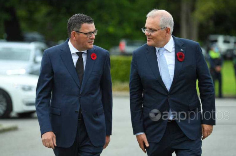 Scott Morrison and Daniel Andrews get on just fine