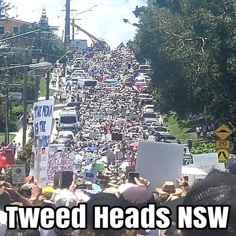 Hundreds of thousands of White Australians march against Vaccine Mandates AGAIN