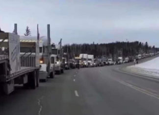 TRUDEAU IN HIDING: Canadians Rise In Support Of Truckers