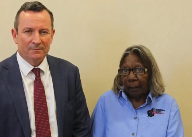 Mark McGowan makes hilarious vaccine video for aborigines